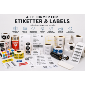 Etiketter og labels
