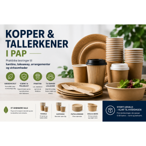 Kopper og andet engangsemballage