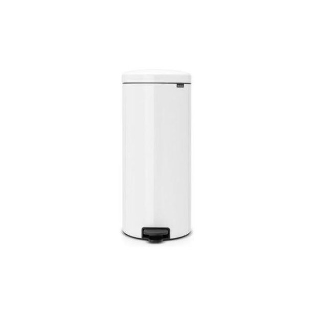 Pedalspand Brabantia Newlcon 30 ltr St�l/Plast Hvid