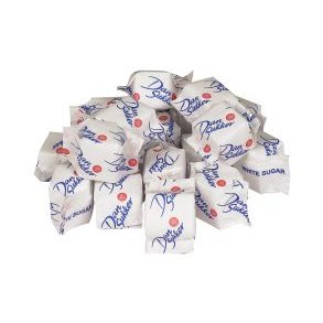 Dansukker, hugget, 7 gr./pk, 1000 stk x 2 stk.pakker,