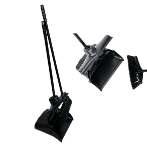 Fejes�t i alu. med lukket beholder og kost, sort