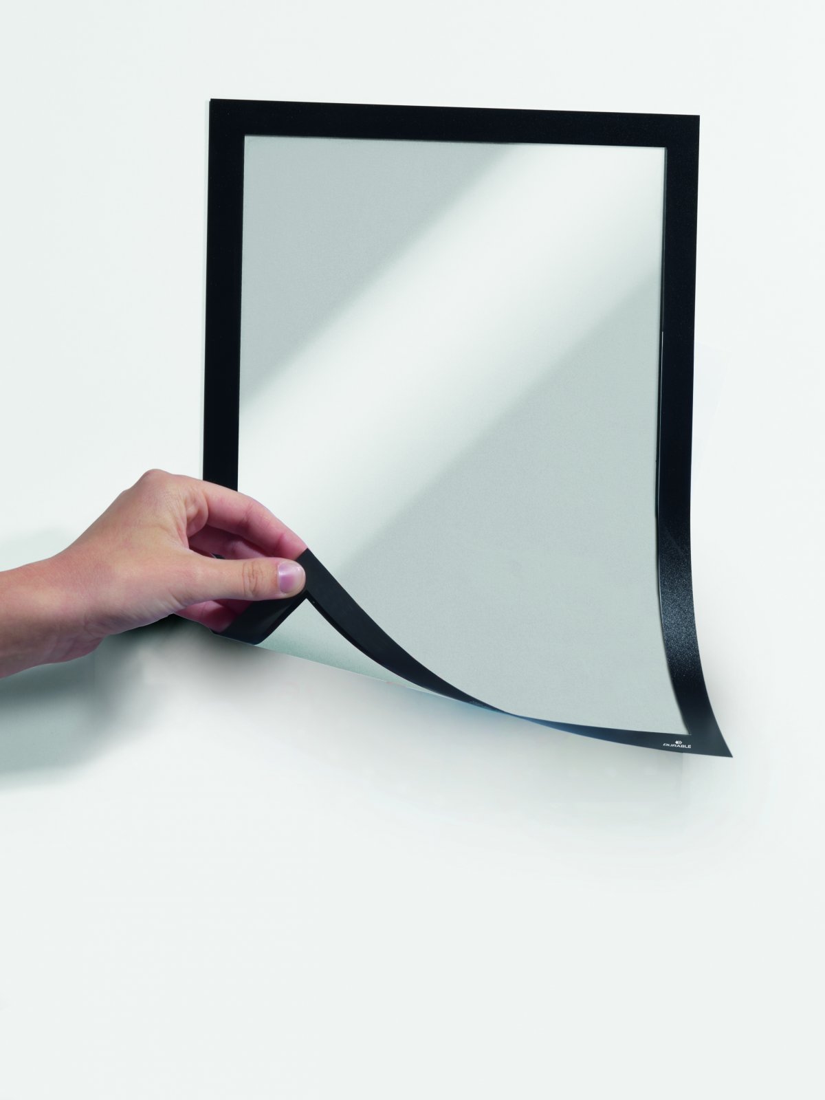 DURAFRAME® MAGNETIC A4 SORT - Brochureholder, inforammer - All-Clean ApS