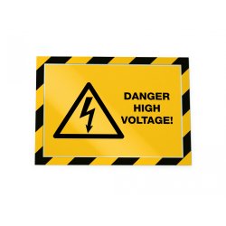 DURAFRAME SECURITY A4 stor pakke GUL/SORT