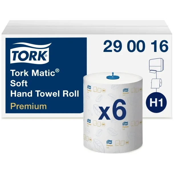 Hndklderulle Tork Matic Premium system H1 Soft 100 m