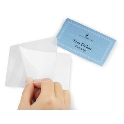 Selvlaminerende lomme 54x90 mm TRANSPARENT