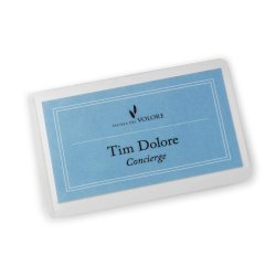 Selvlaminerende lomme 54x90 mm TRANSPARENT