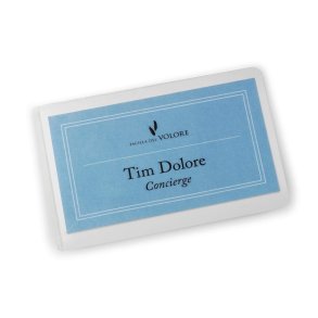 Selvlaminerende lomme 54x90 mm TRANSPARENT