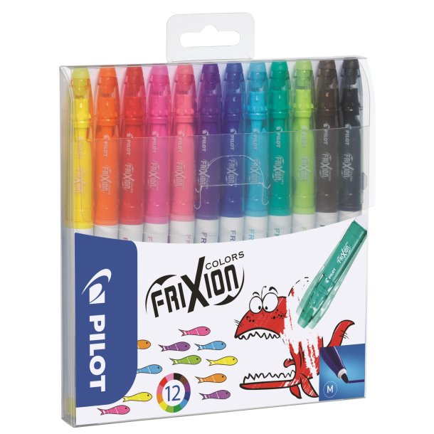 Frixion Colors 0,7 ass farver (12)