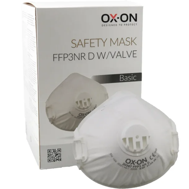 OX-ON Safety Mask FFP3NR D w/Valve Basic