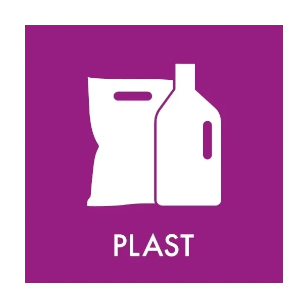 Piktogram Plast