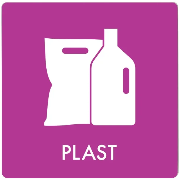 Piktogram Bl�d Plast