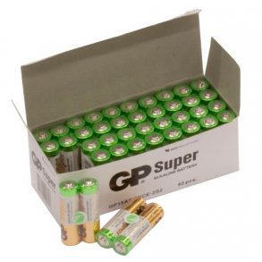 GP Super Alkaline AA Batt. LR6 BULK 40-pak