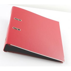 Ringbind / Brevordner A4, 2 ringe, 50 mm, bordeaux.