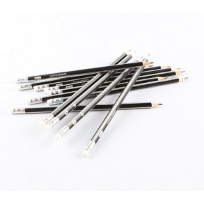 Blyant 2HB, sort/slv, 12 stk.