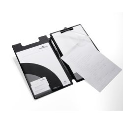 Clipboard dobbelt med kopi indlg A4+ SORT