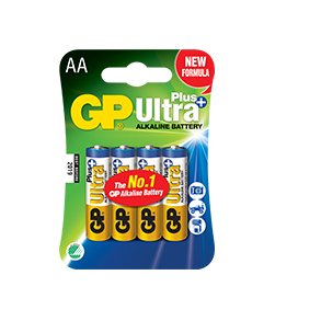 GP Ultra Plus Alkaline AA batteri, 15AUP/LR6,